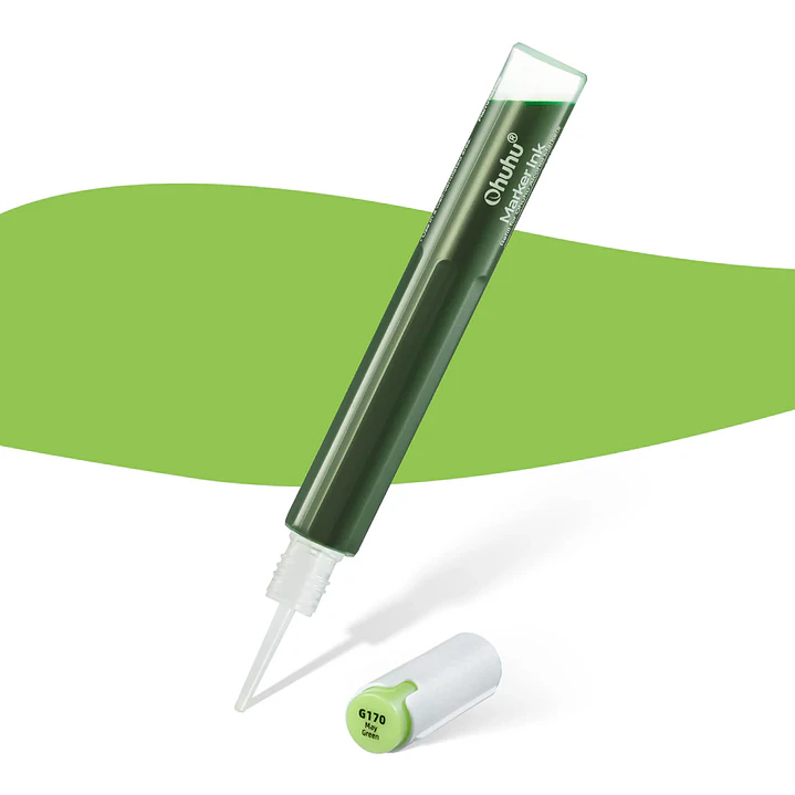 May Green Recarga de tinta base alcohol Ohuhu YG610/G494/G170 1