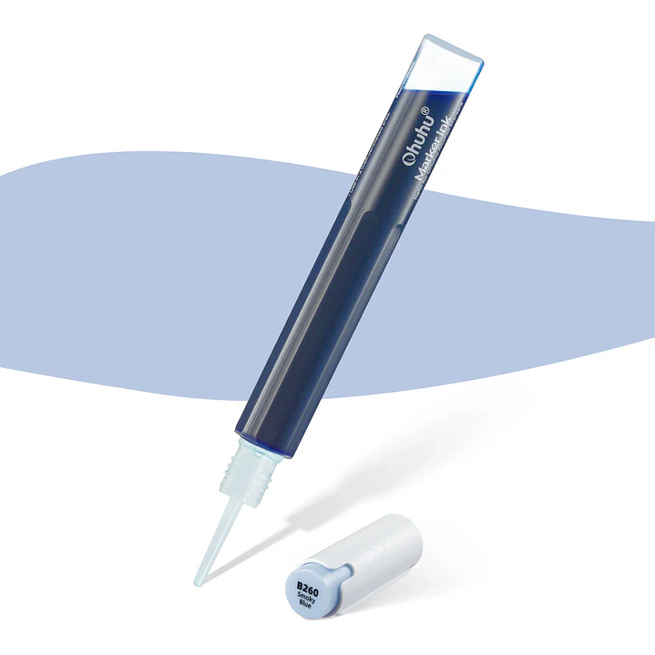 Smoky Blue Recarga de tinta base alcohol Ohuhu BV48/B291/B260 1