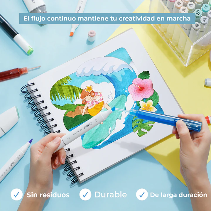 Coral Pink Recarga de tinta base alcohol Ohuhu R210/R393/R1 6