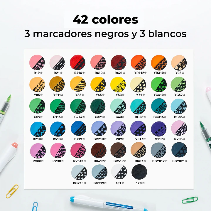 NAHUKU ESTUCHE 48 MARCADORES ACRÍLICOS OHUHU 4