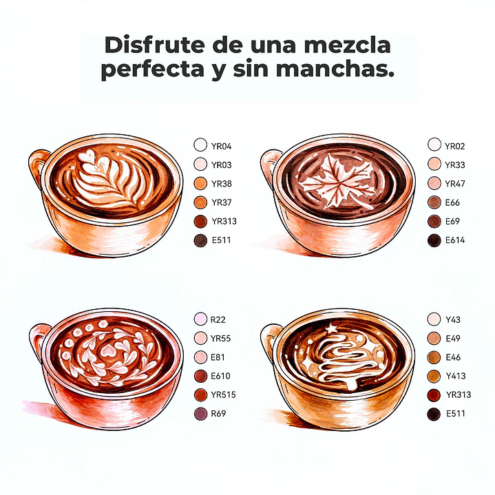 HONOLULU S ESTUCHE 24 MARCADORES ALCOHOL TONOS PIEL OHUHU 9