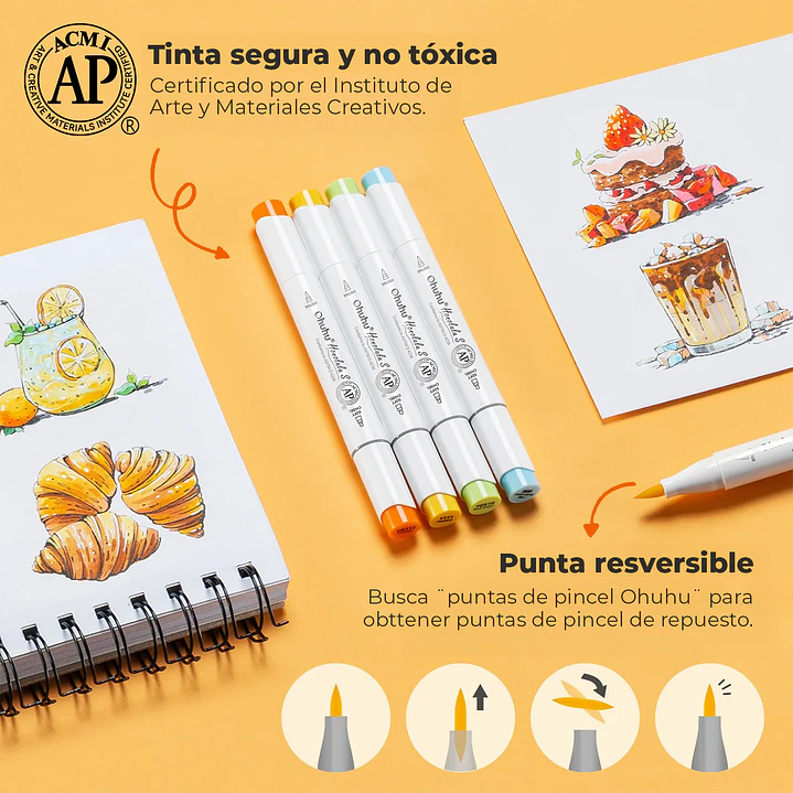 HONOLULU S ESTUCHE 48 MARCADORES ALCOHOL OHUHU 2