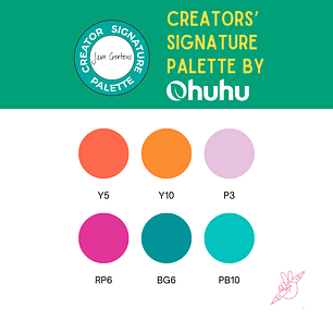 Honolulu & B Paleta de 6 Colores Jesu Creations