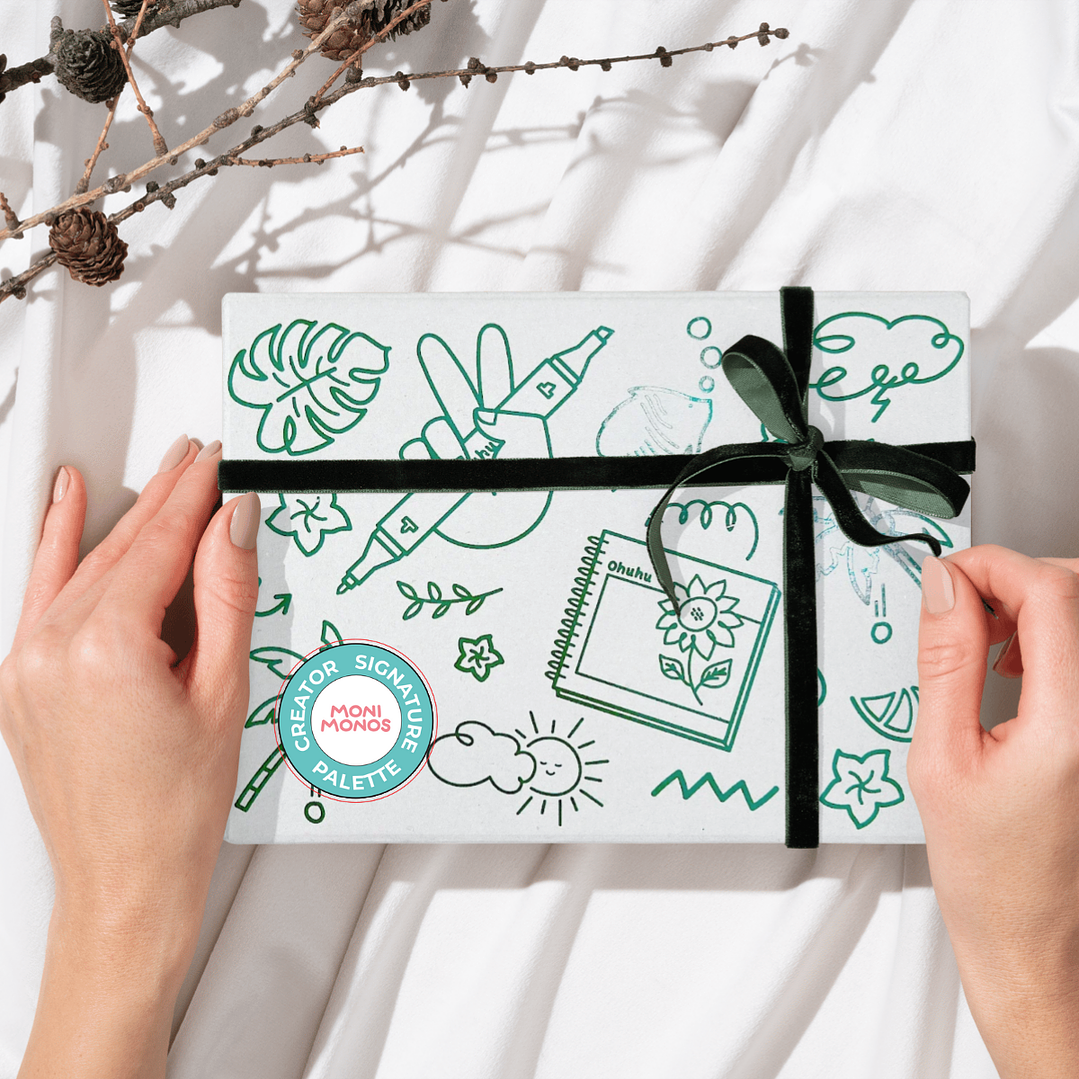 Honolulu & B Paleta de 6 Colores Monimonos Algas y Corales 3