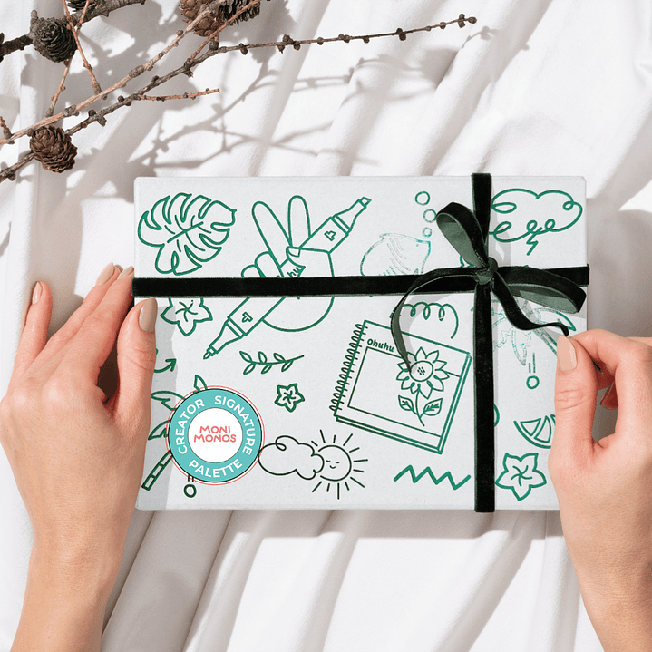 Honolulu & B Paleta de 6 Colores Monimonos Algas y Corales 3