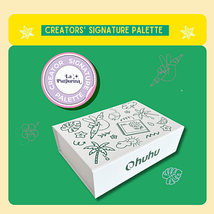 Honolulu & B Paleta de 6 Colores Cami Rojas La Purpurina