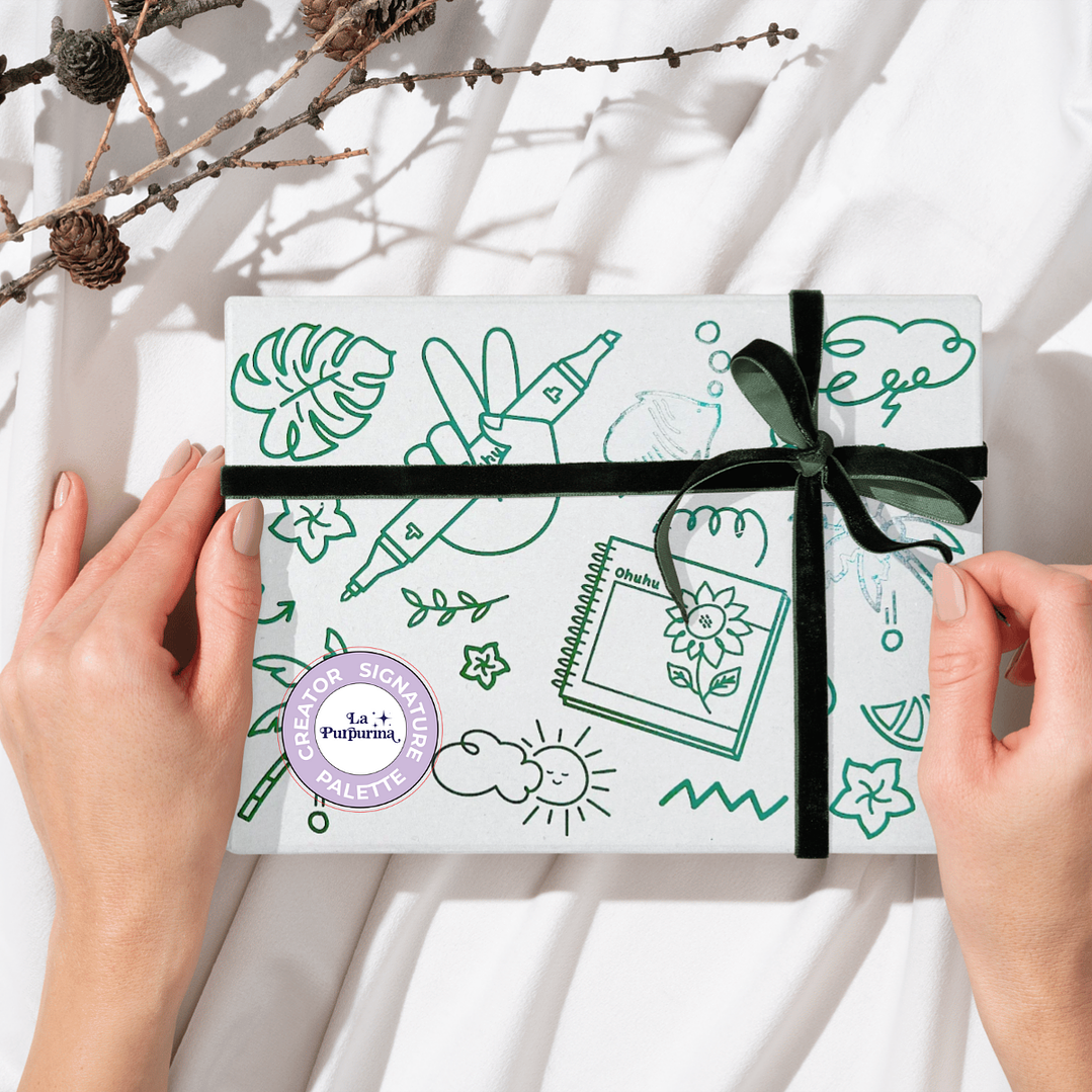 Honolulu & B Paleta de 6 Colores Cami Rojas La Purpurina 3