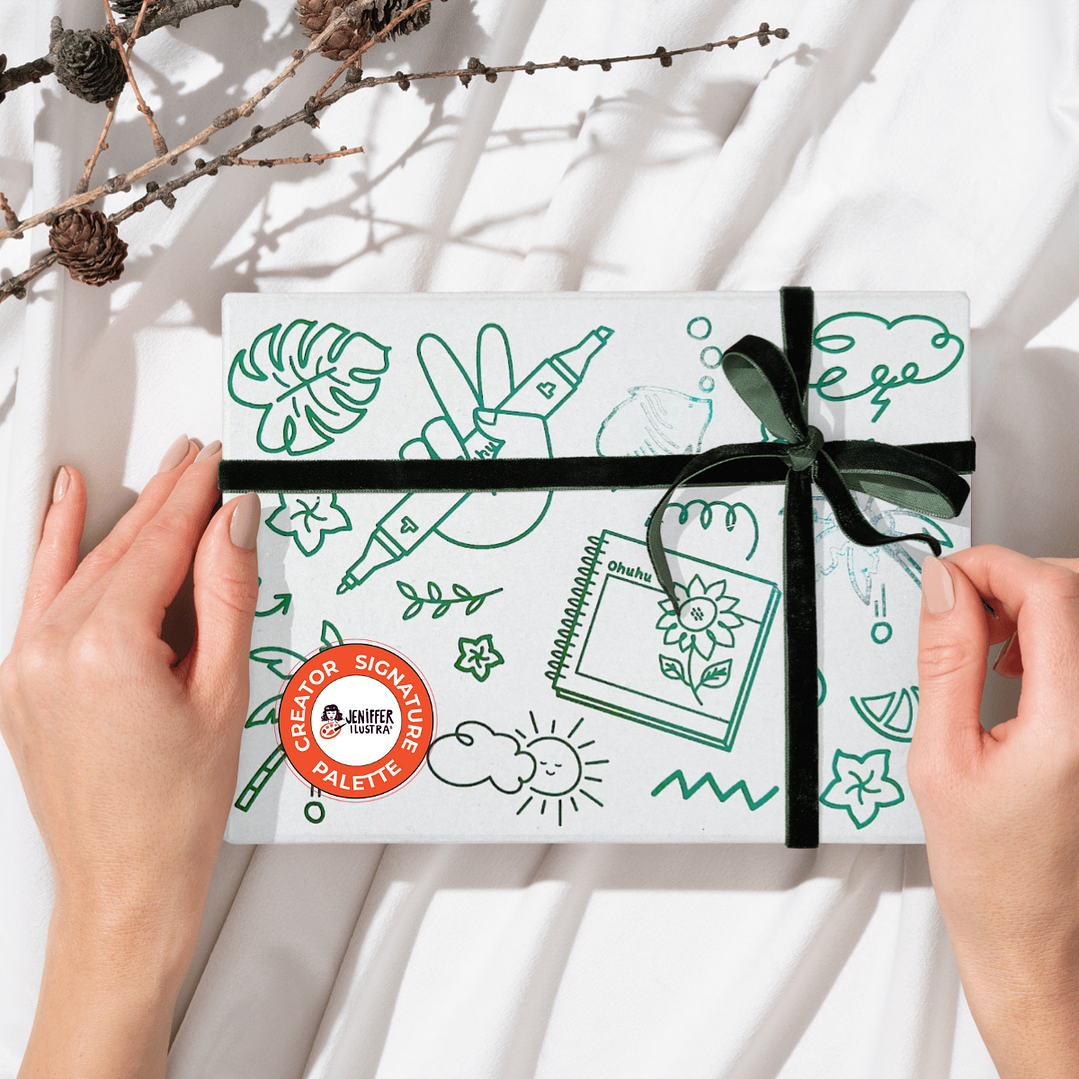 Honolulu & B Paleta de 8 Colores JenifferIlustra 3