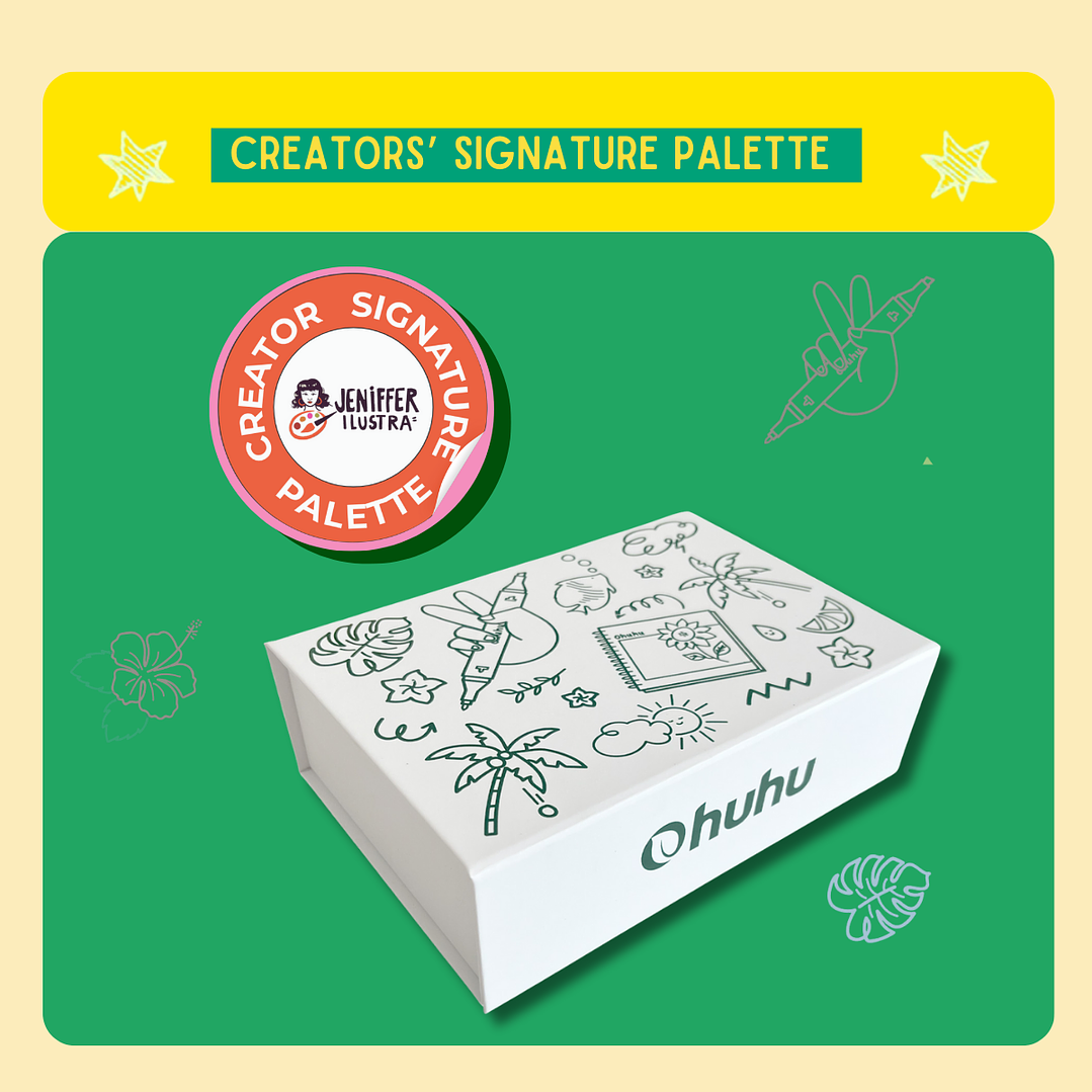 Honolulu & B Paleta de 8 Colores JenifferIlustra 1
