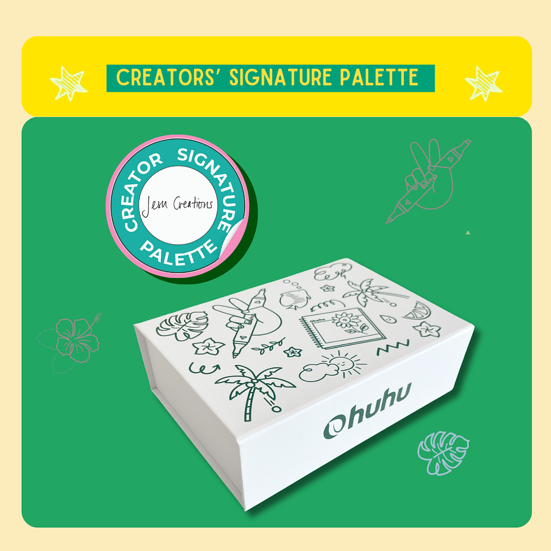 Honolulu & B Paleta de 6 Colores Jesu Creations 1