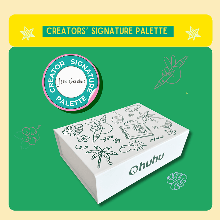 Honolulu & B Paleta de 6 Colores Jesu Creations 1