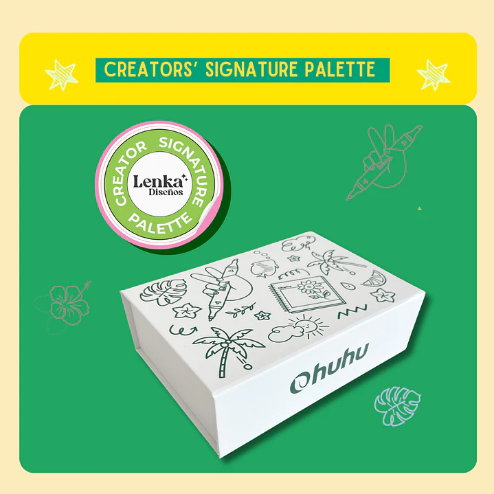 Honolulu & B Paleta de 6 Colores Lenka Diseños 1