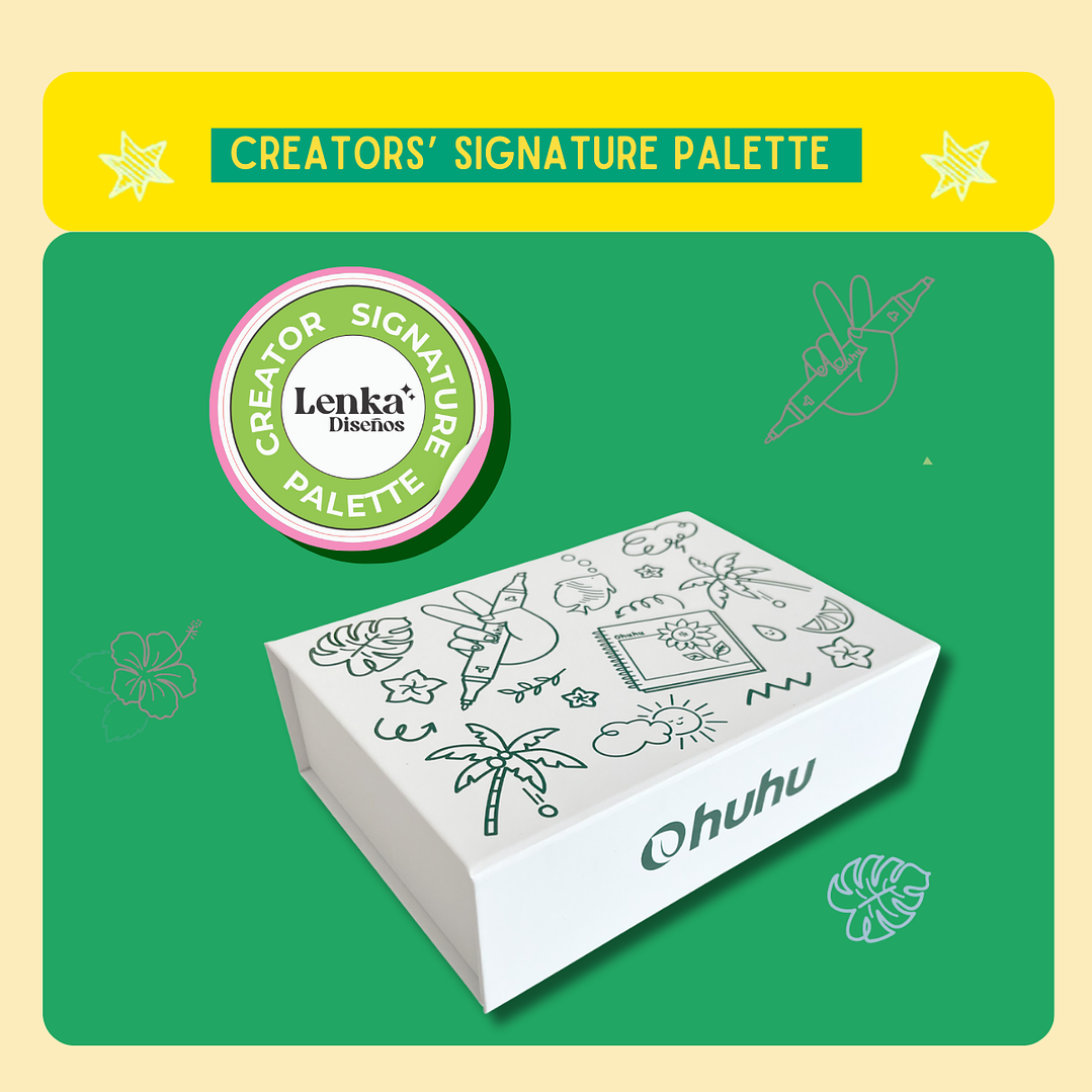 Honolulu & B Paleta de 6 Colores Lenka Diseños 1