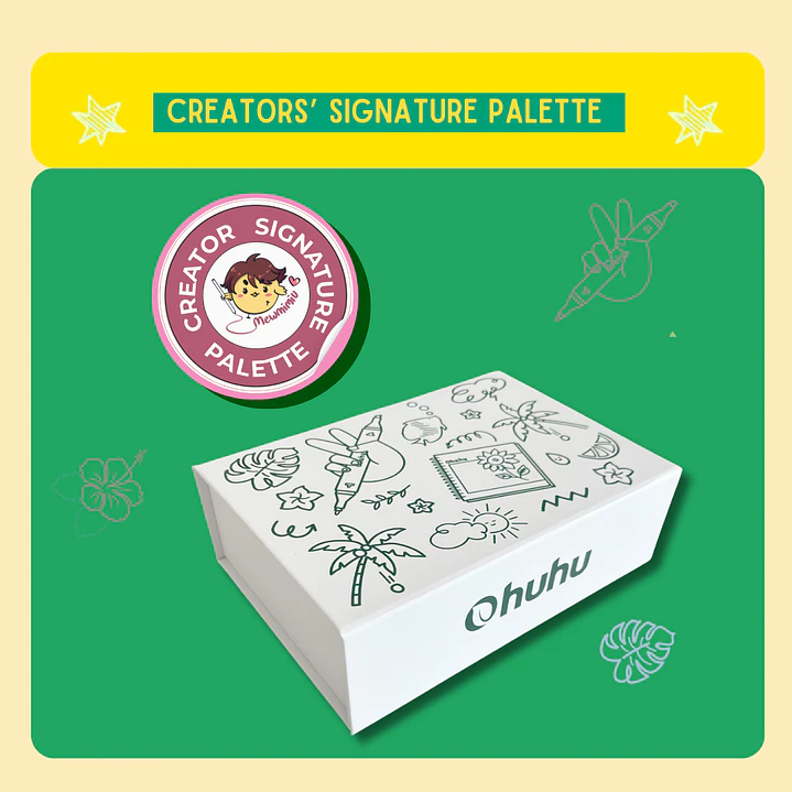 Honolulu & B Paleta de 6 Colores Mewmimiu 1