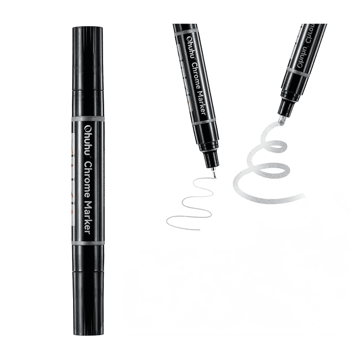 MARCADOR PERMANENTE CROMADO OHUHU  1