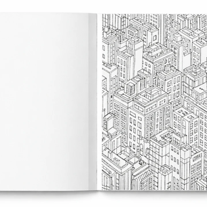 LIBRO PARA COLOREAR UNIVERSOS URBANOS 2