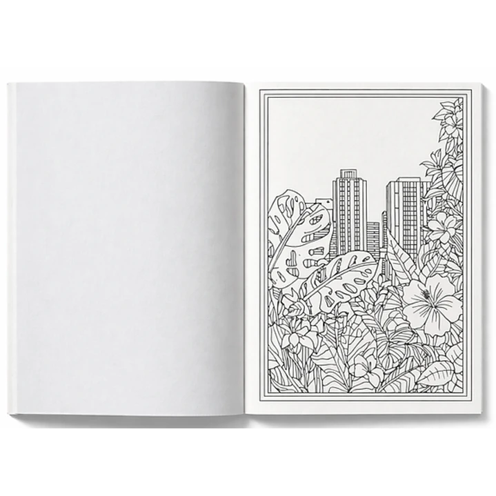 LIBRO PARA COLOREAR UNIVERSOS URBANOS 3
