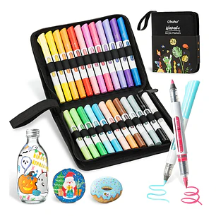 WAIMOKU ESTUCHE 24 MARCADORES ACRÍLICOS OHUHU