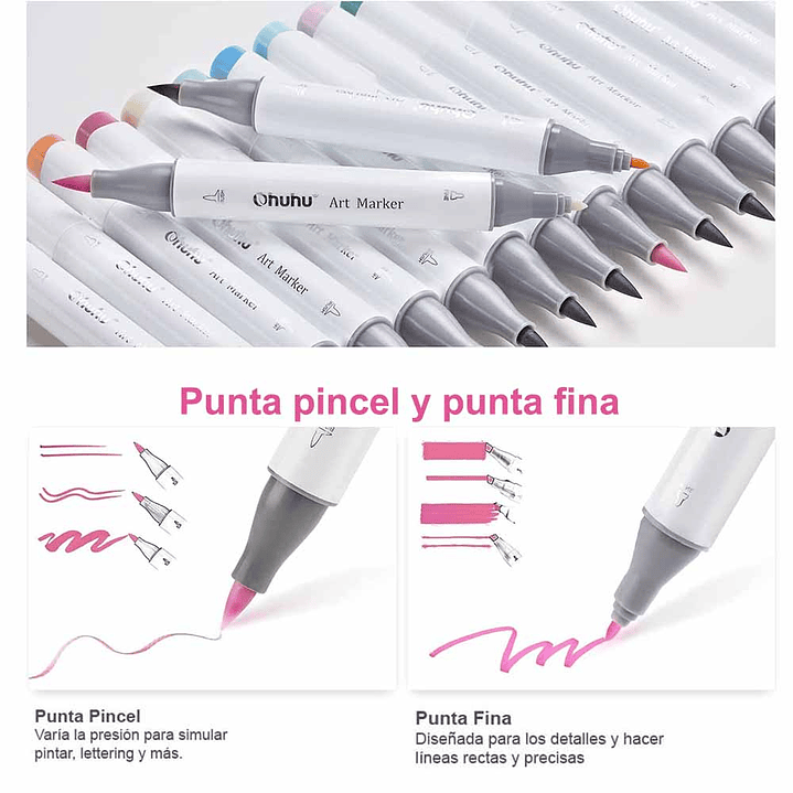 HONOLULU B MALETA 48 MARCADORES DE ALCOHOL PASTEL SWEETNESS OHUHU 5