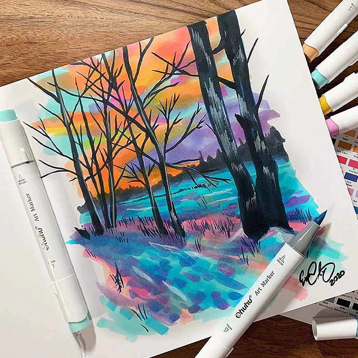 HONOLULU B NUEVA MALETA 120 MARCADORES DE ALCOHOL OHUHU 3