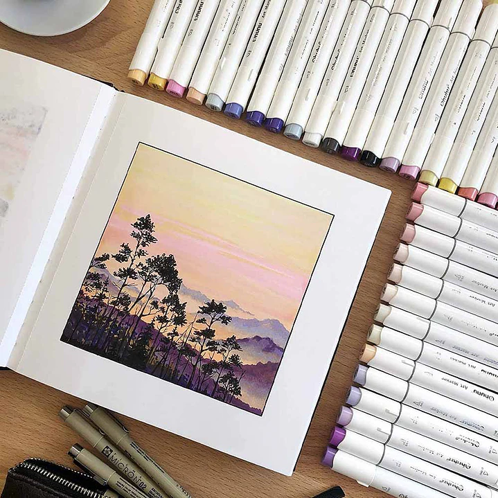 HONOLULU B NUEVA MALETA 120 MARCADORES DE ALCOHOL OHUHU 8