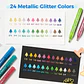 24 Marcadores Glitter Tinta Acrílica Punta Gruesa Ohuhu  - Miniatura 3