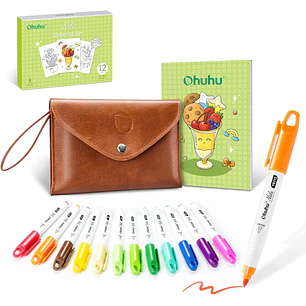 Nalu Kit 12 Mini Marcadores de Alcohol Ohuhu