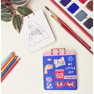 MY LITTLE JOY MINI POCKET LIBRO PARA COLOREAR LUCIA MONTIH