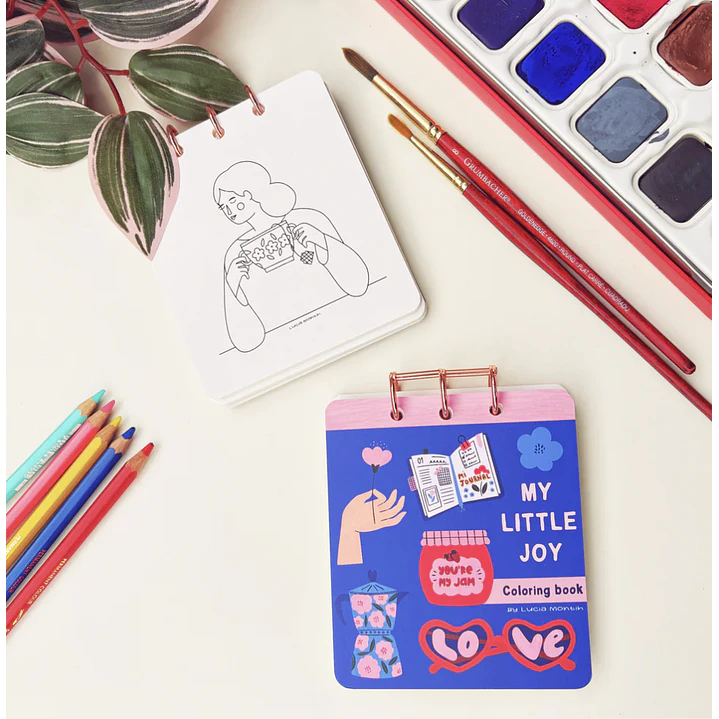 MY LITTLE JOY MINI POCKET LIBRO PARA COLOREAR LUCIA MONTIH 1