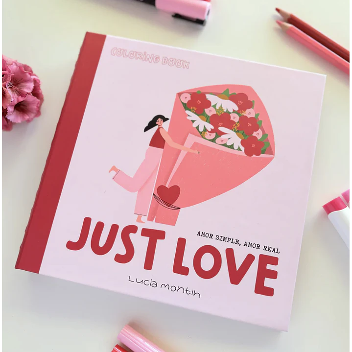 JUST LOVE LIBRO PARA COLOREAR LUCIA MONTIH 1