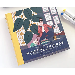 MINDFUL FRIENDS LIBRO PARA COLOREAR VERSIÓN POCKET LUCIA MONITH