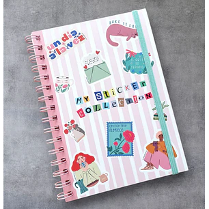 ALBUM PARA COLECCIONAR STICKERS LUCIA MONTIH