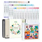 HONOLULU B SET 48 MARCADORES ALCOHOL + COLORING BOOK OHUHU - Miniatura 1