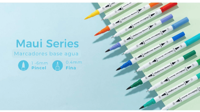 Serie Maui (Pincel y Tiralíneas)