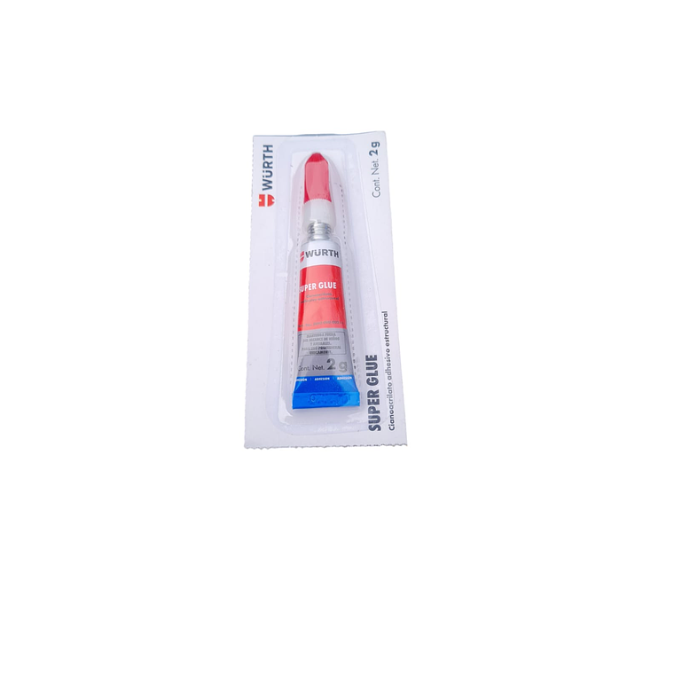 Adhesivo Cianoacrilato Super Glue Wurth 2 Gr 1