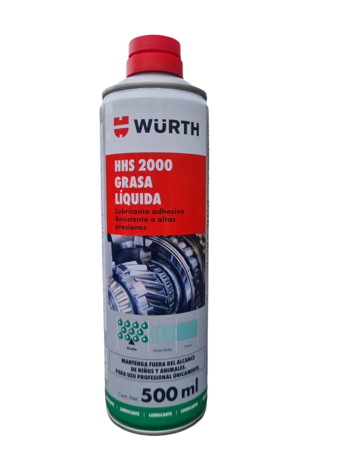 HHS 2000 Grasa Liquida Wurth Lubricante 500 Ml 1