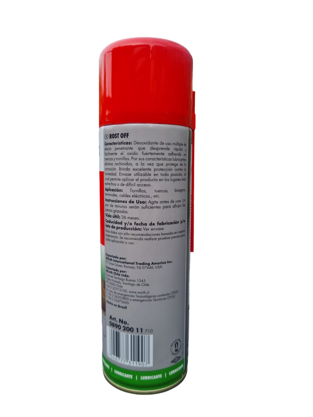 Limpiador Wurth Rost Off 300 Ml 2