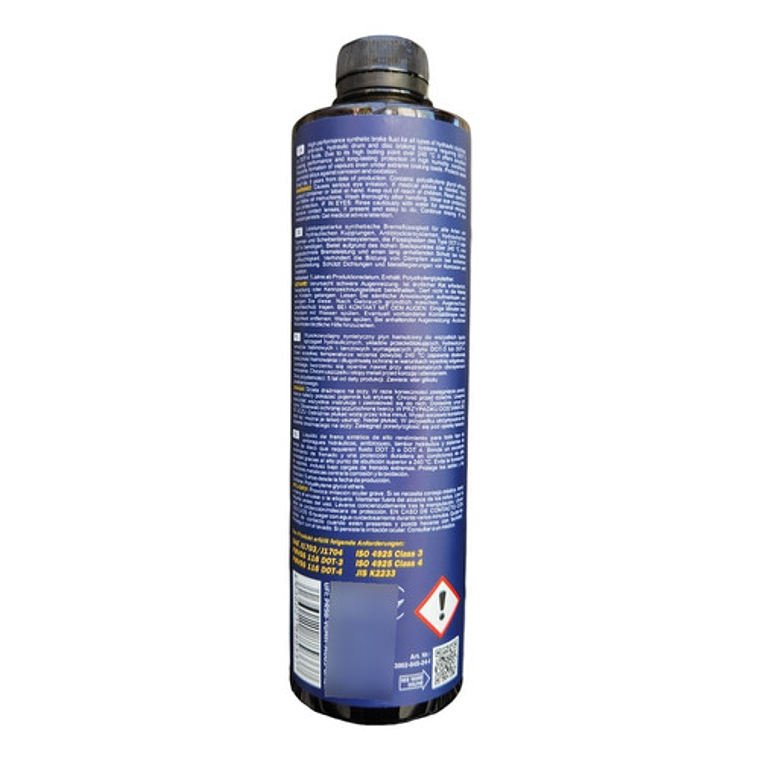 Liquido De Frenos Dot4 450 Ml Mannol 2