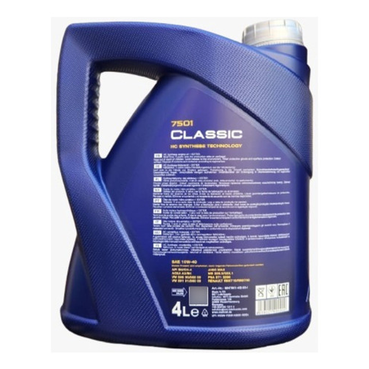 Aceite Para Motor Classic Mannol 10w40 4 Litros 2