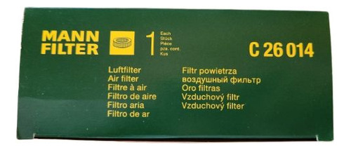 Filtro De Aire C26014 Mann Soul Soluto Verna 3