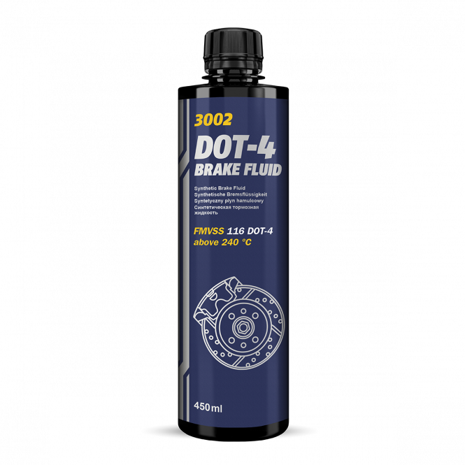 Liquido De Frenos Dot4 450 Ml Mannol 1