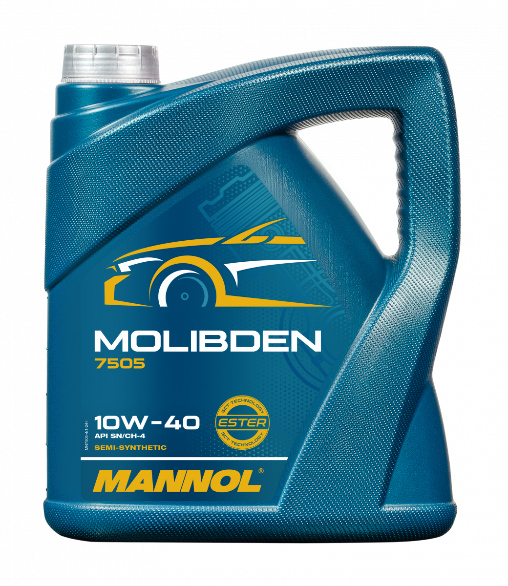 Aceite Para Motor Mannol 10w40 Molibden 7505 Ester 4 Litros 1