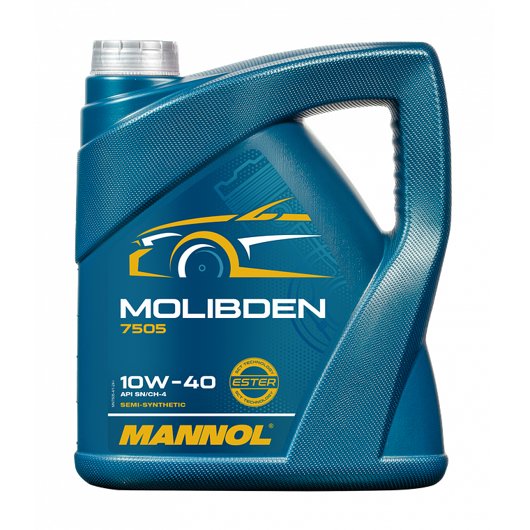 Aceite Para Motor Mannol 10w40 Molibden 7505 Ester 4 Litros 1