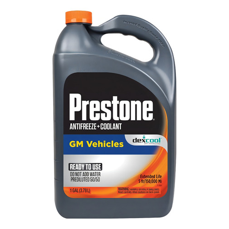 Anticongelante Refrigerante Coolant Prestone Dexcool 50/50 1