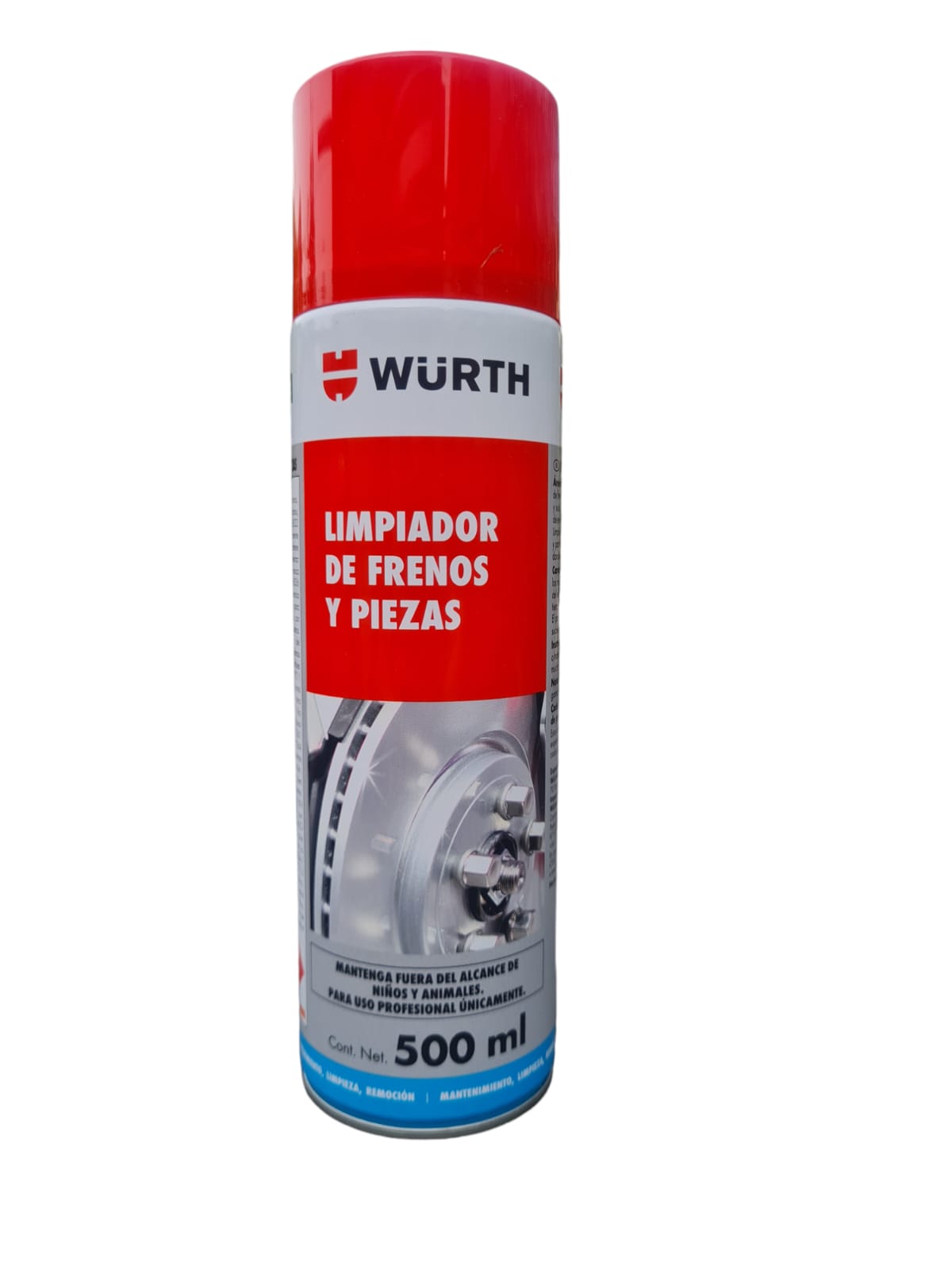 Limpiador De Frenos Y Piezas Wurth Spray 500ml 1