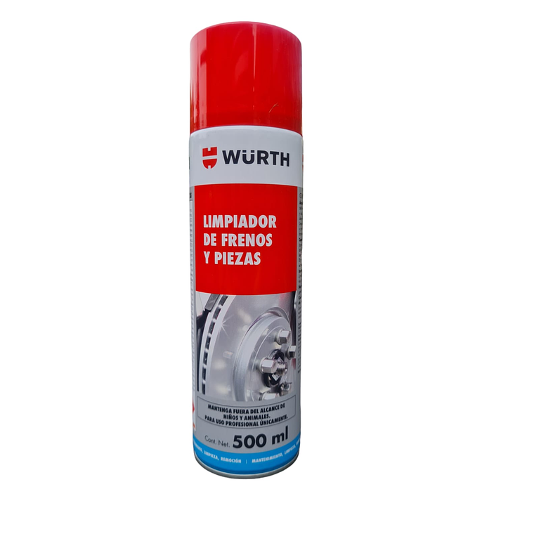 Limpiador De Frenos Y Piezas Wurth Spray 500ml 1
