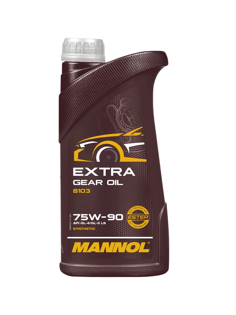 Aceite 75w90 Transmisión Mecánica Mannol Gl4/Gl5 1 Litro 1