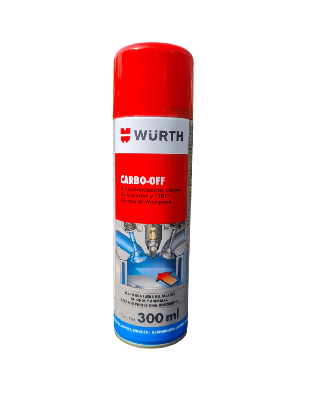 Limpia Carburador Y Cuerpo Aceleración Carbo Off Wurth 300ml 1