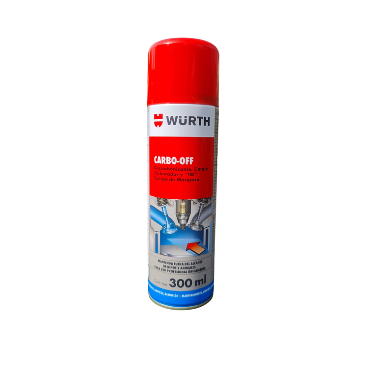 Limpia Carburador Y Cuerpo Aceleración Carbo Off Wurth 300ml 1