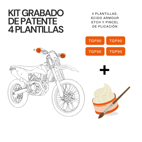 Kit Grabado de Patente con Ácido Simple, Rápido, Fácil y con envío a domicilio 2